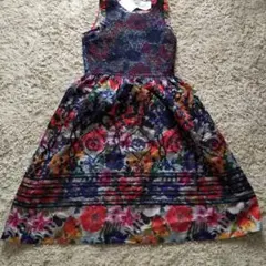 新品タグ付き♡パーティードレス♡麻75％絹25％