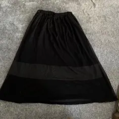 ブラックロングスカート Fサイズ　WEGO
