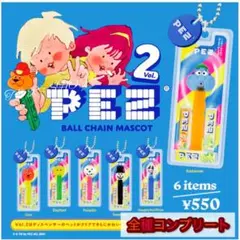 【◎フルコンプ】【◎匿名配送】PEZ ボールチェーンマスコット Vol.2