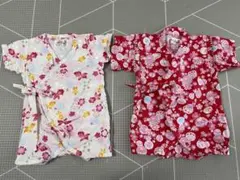 ベビー　甚平　ロンパース 60〜70cm