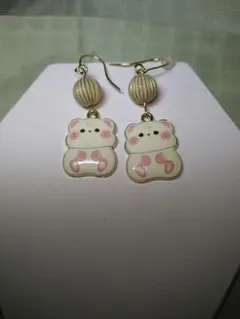ぽっちゃりハムスターさんピアス