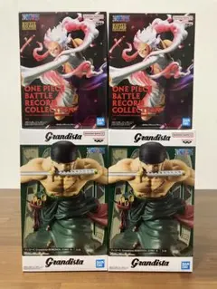 ワンピース フィギュア まとめ売り ゾロ ルフィ 4体セット