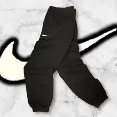 NIKE ジョガーパンツ スウェットパンツ ブラック 刺繍ロゴ ナイキ M 黒