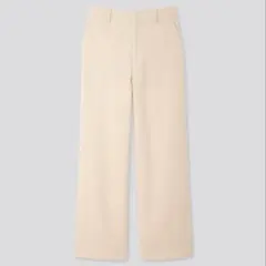 UNIQLO ハイウエスト　コーデュロイ　ワイド　ストレートパンツ