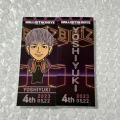 BALLISTIK BOYZ 加納嘉将 千社札ステッカー 4周年 アニバ