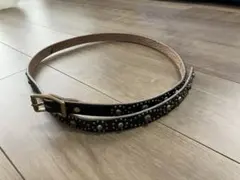 【売りつくし最終価格】HTC風　自作ハンドメイド　ナロースタッズベルト③