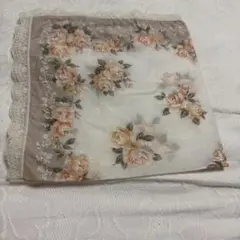 レディース ハンカチ レース 花柄
