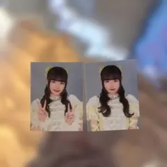 きゅるりんってしてみても 島村唄嬉証明写真2枚セット