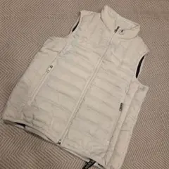 MARK&LONA ダウンベスト M～L 白 ホワイト 迷彩 カモフラ柄