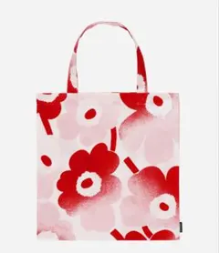 マリメッコ　トートバッグ　Haivahdys　ウニッコ　ピンク　グラデーション