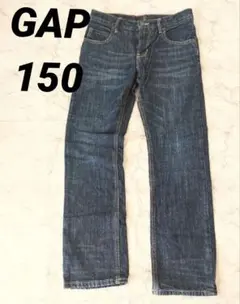 【GAP】長ズボン ダークブルー デニム　ストレート　150