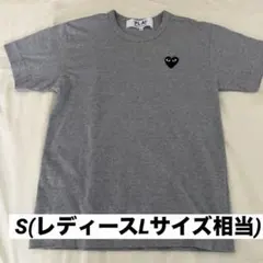 COMME des GARCONS ハートTシャツ グレー S レディースL相当のサムネイル