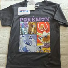 ポケモン 半袖Tシャツ 120cm　グレー　新品　タグ付き 濃灰のサムネイル