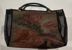 和柄　花　バッグ