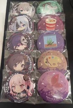 プロセカ ラッキーくじ 25時、ナイトコードで。 缶バッジ10点セット