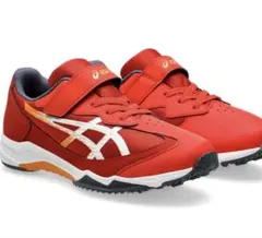 新品asics LAZERBEAM SJ-MG 24レッドスニーカー 25センチ