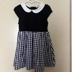 petit main ギンガムチェックワンピース110