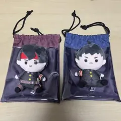 大逆転裁判　亜双義一真&成歩堂龍ノ介　ミニぬいぐるみ＆巾着セット Amazon.co.jp: 大逆転裁判 ミニぬいぐるみ 巾着セット 龍ノ介&亜