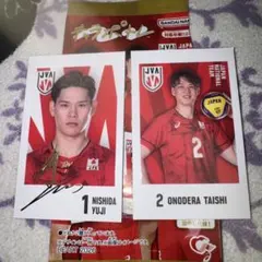 キャラポトレ バレーボール男子日本代表 西田　小野寺BANDAI