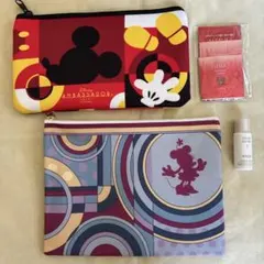 ディズニー アンバサダー ホテル　 ミッキー、ミニールーム宿泊者限定ポーチセット