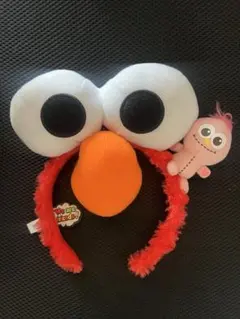 【ほぼ未使用】 USJ カチューシャ エルモ セサミストリート