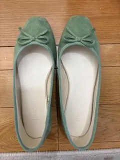 Ray Cassin バレエシューズ グリーン　22.5cmのサムネイル