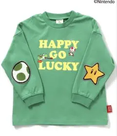 BREEZE スーパーマリオ ロゴグラフィックTシャツ 100size