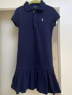 ラルフローレン ワンピース 7 130cm 半袖 ネイビー