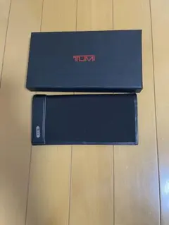 TUMI トゥミ 長財布 ブラック バリスティックナイロン レザー 箱付きのサムネイル