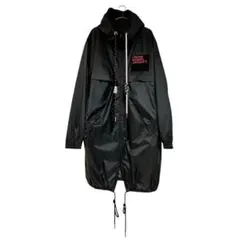 MONCLER モンクレール軽コート ネイビー フードトリコロール地 ロゴ有り5