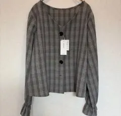 INGNI グレンチェック ブラウス