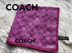 COACH◆コーチ スカーフ ミニサイズ 綿シルク混合 シグネーチャー柄のサムネイル