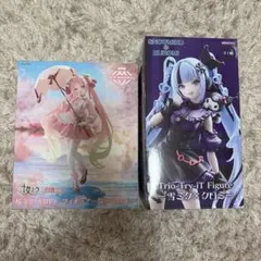 初音ミク　雪ミク×クロミ・桜ミク フィギュア 2体セット　クロミミク