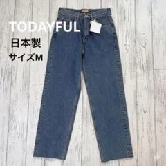【日本製タグ付き】トゥディフル CINDY's カットオフデニムパンツ サイズMのサムネイル