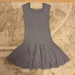 秋冬！ジルバイジルスチュアート　ワンピース　ニット　グレー系