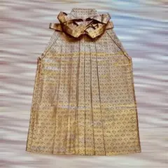 七五三 5歳 男の子 袴セット 金襴 60cm 帯・懐剣・末広・草履・足袋付