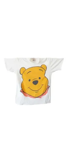 80s 90s USA製 プーさん 半袖 Tシャツ シングルステッチ ビッグ