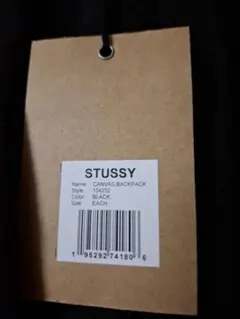 Stussy　CANVAS BACKPACK　ブラックのサムネイル