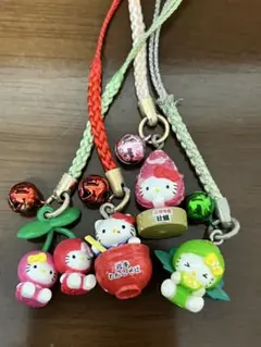 本日限定価格）激レア平成レトロご当地キティストラップ3点 - メルカリ