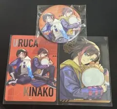CRチップス 缶バッジ ステッカー うるか きなこ uruka kinako