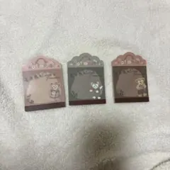 ダッフィー&フレンズ メモ用紙 3冊セット