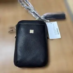 MURUA スマホショルダーバッグ ブラック