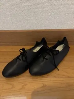 Riiika レースアップ フラットシューズ ブラックのサムネイル