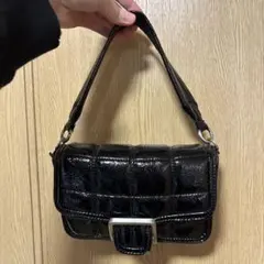 ZARA ブラック パフデザイン ハンドバッグ