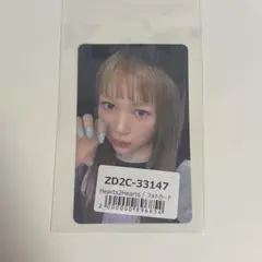 hearts2hearts ICONIC HEART ユニバ トレカ イェオン