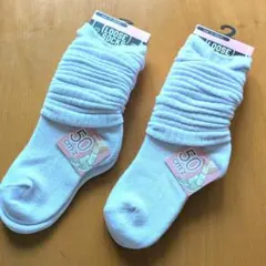 ルーズソックス 15〜20cm 50cm丈 ホワイト 2足