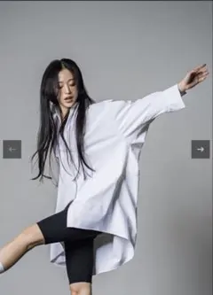 Cygne ロングシャツ Maurice ホワイト 新品タグ付き - メルカリ