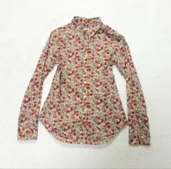美品✨ FRAMe WORK リバティ風小花柄シャツ 日本製 コットン100％