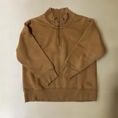 ZARAキッズ　ハーフジップ裏起毛　トレーナー