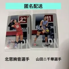 バレーボール 女子日本代表 ver. 山田二千華選手 北窓絢音選手 2枚セット